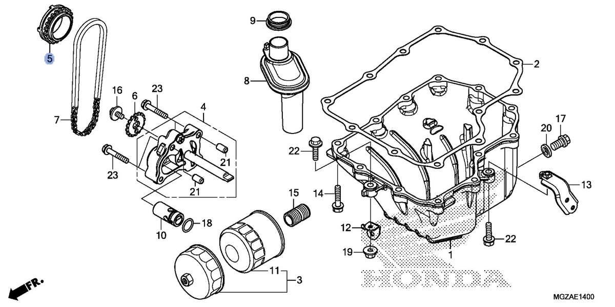 Honda OEM part 15131-MGZ-J01