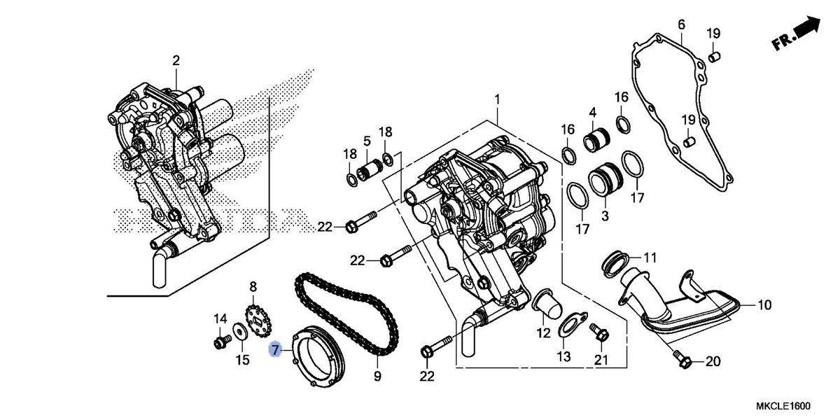 Honda OEM part 15131-MKC-A01