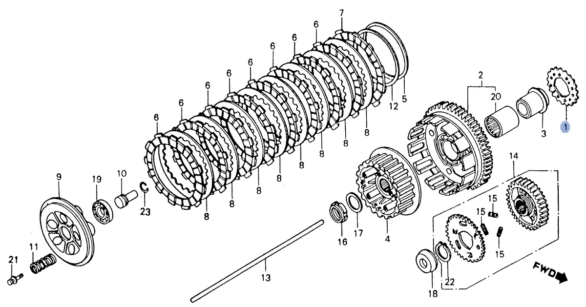 Honda OEM part 15131-ML7-000
