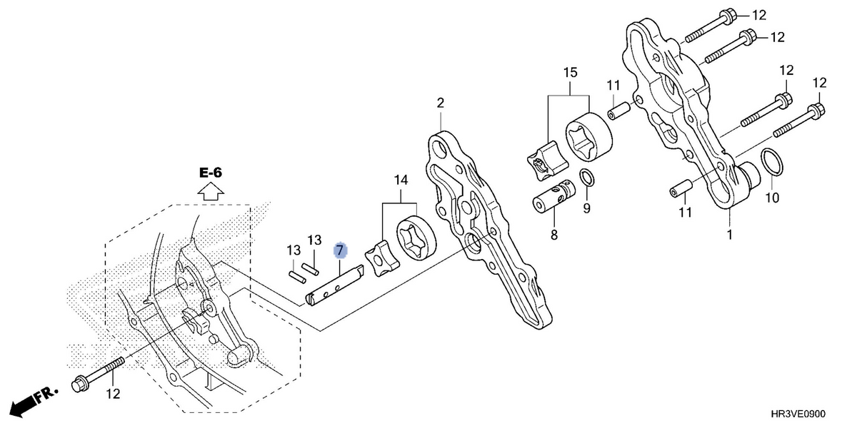 Honda OEM part 15132-HR3-HG0