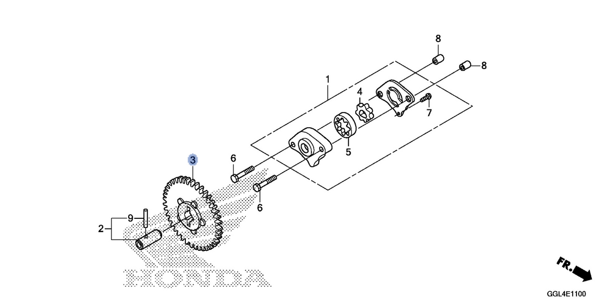 Honda OEM part 15133-GFC-770