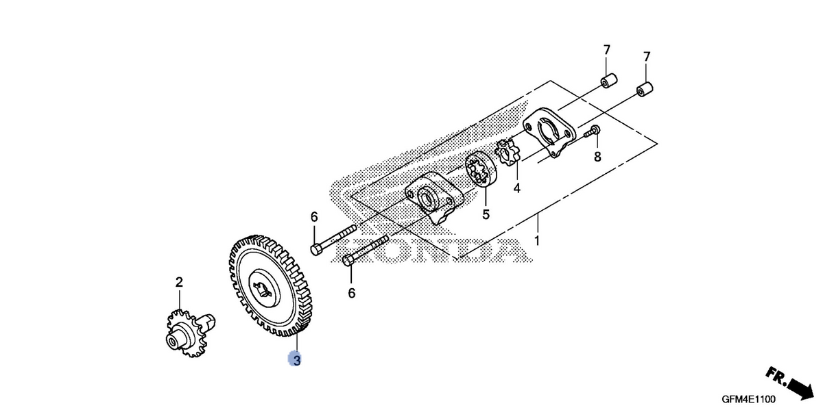 Honda OEM part 15133-GFM-970