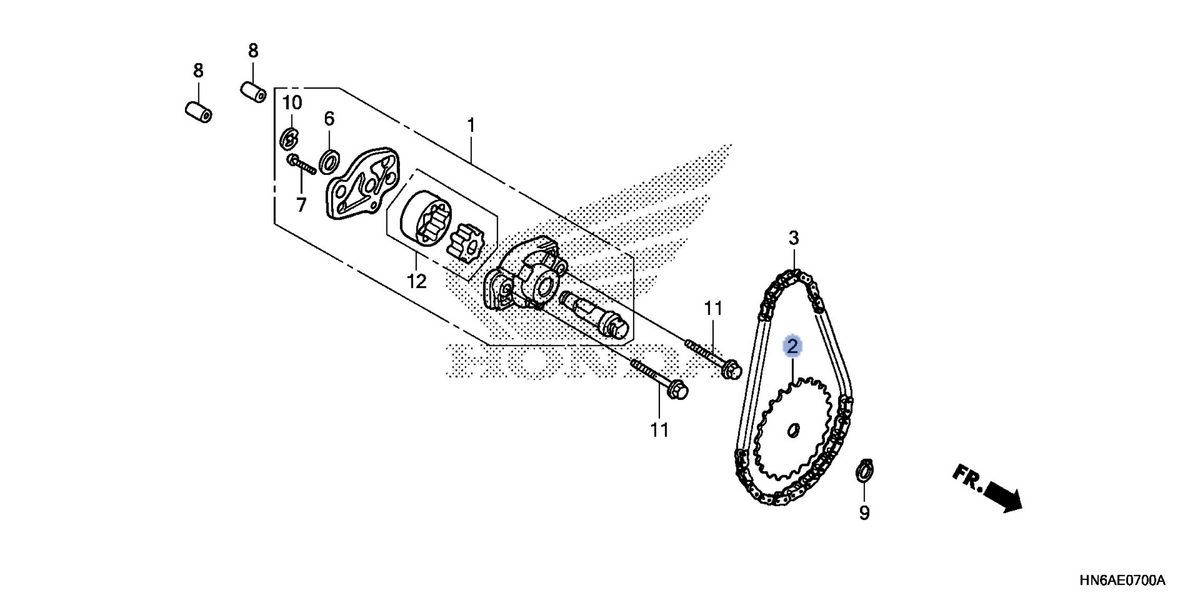 Honda OEM part 15133-HM8-000