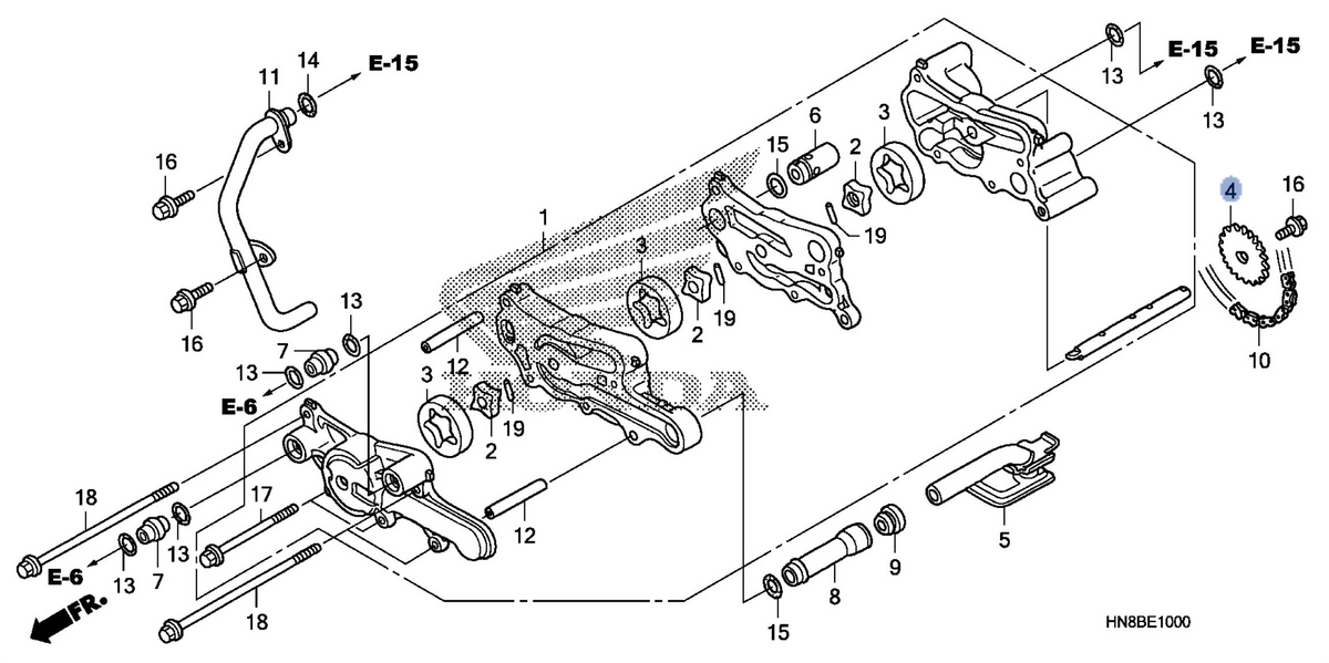 Honda OEM part 15133-HN2-000