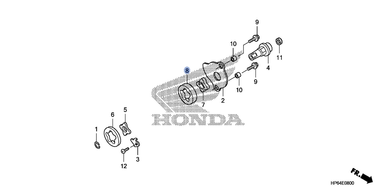 Honda OEM part 15133-HP6-A01