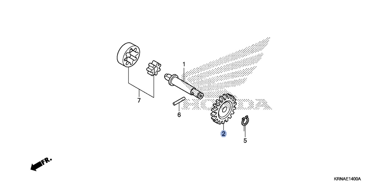 Honda OEM part 15133-KRN-A40