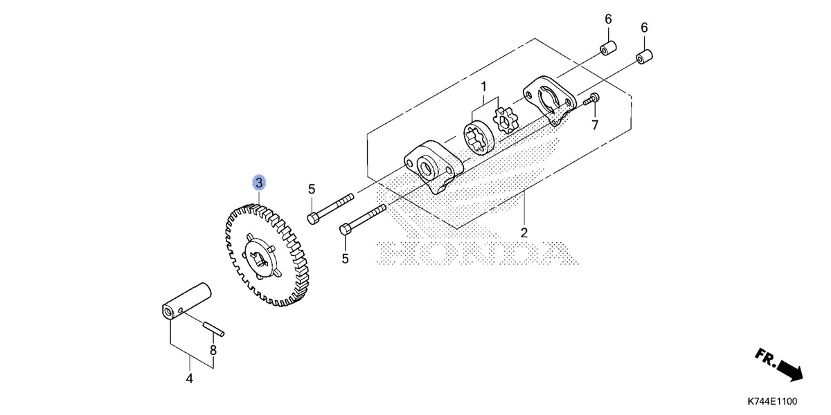 Honda OEM part 15133-KVY-900