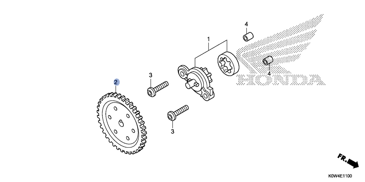Honda OEM part 15133-KWN-900
