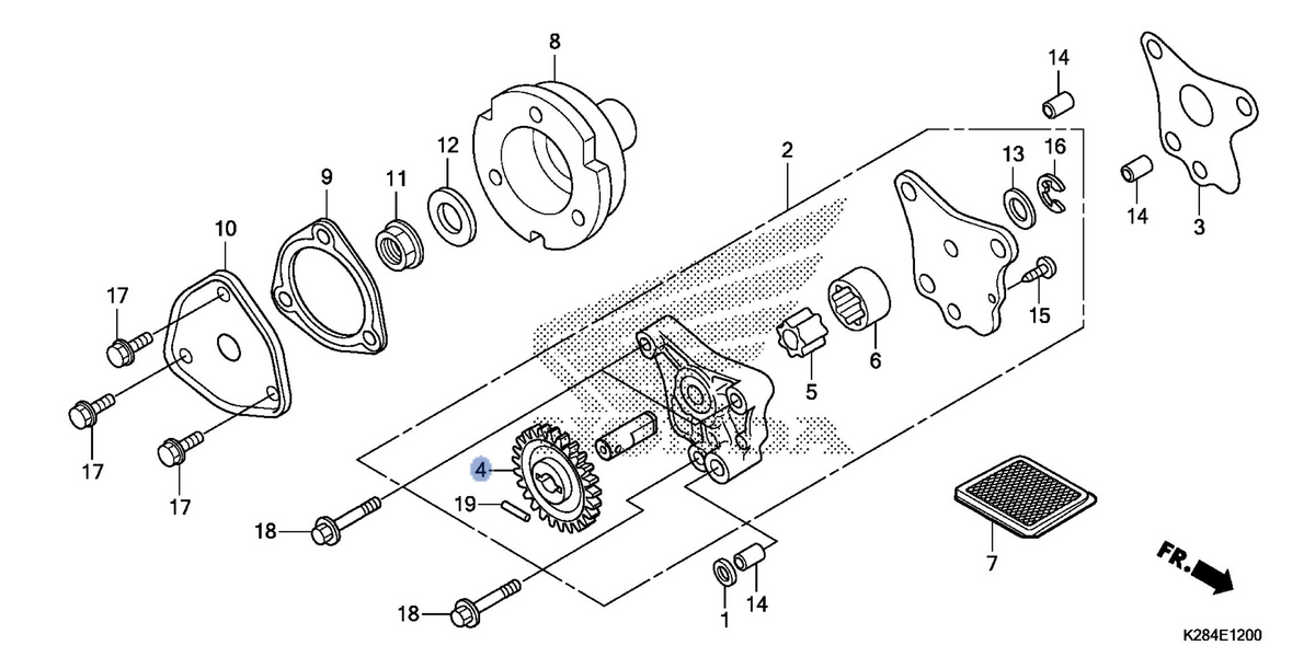 Honda OEM part 15133-KYY-900