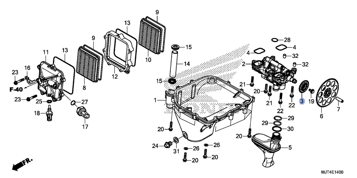 Honda OEM part 15133-MJT-E00