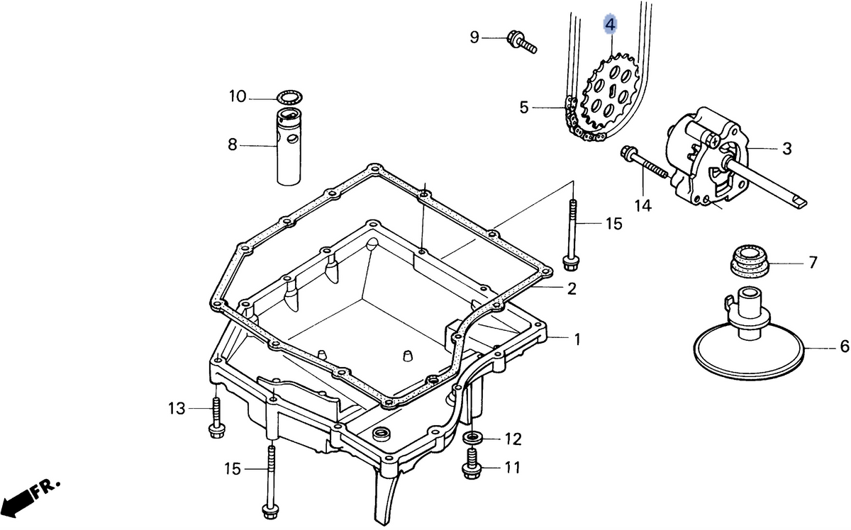 Honda OEM part 15134-MAL-600