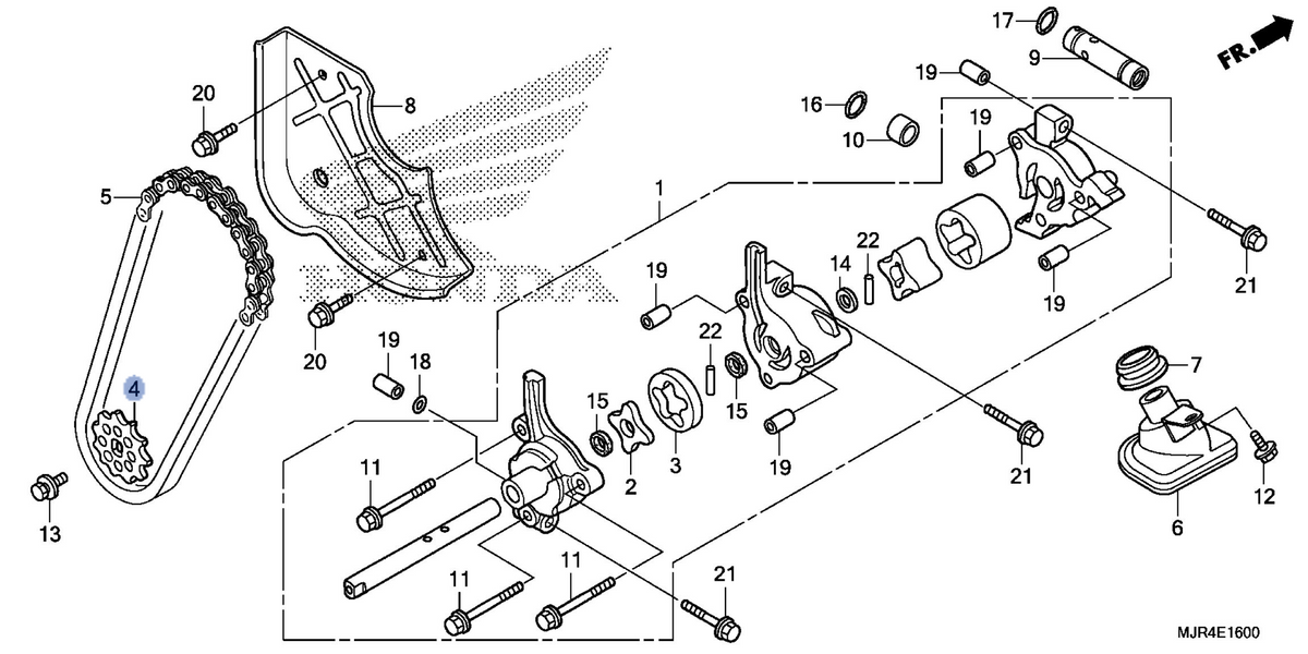 Honda OEM part 15134-MCA-000