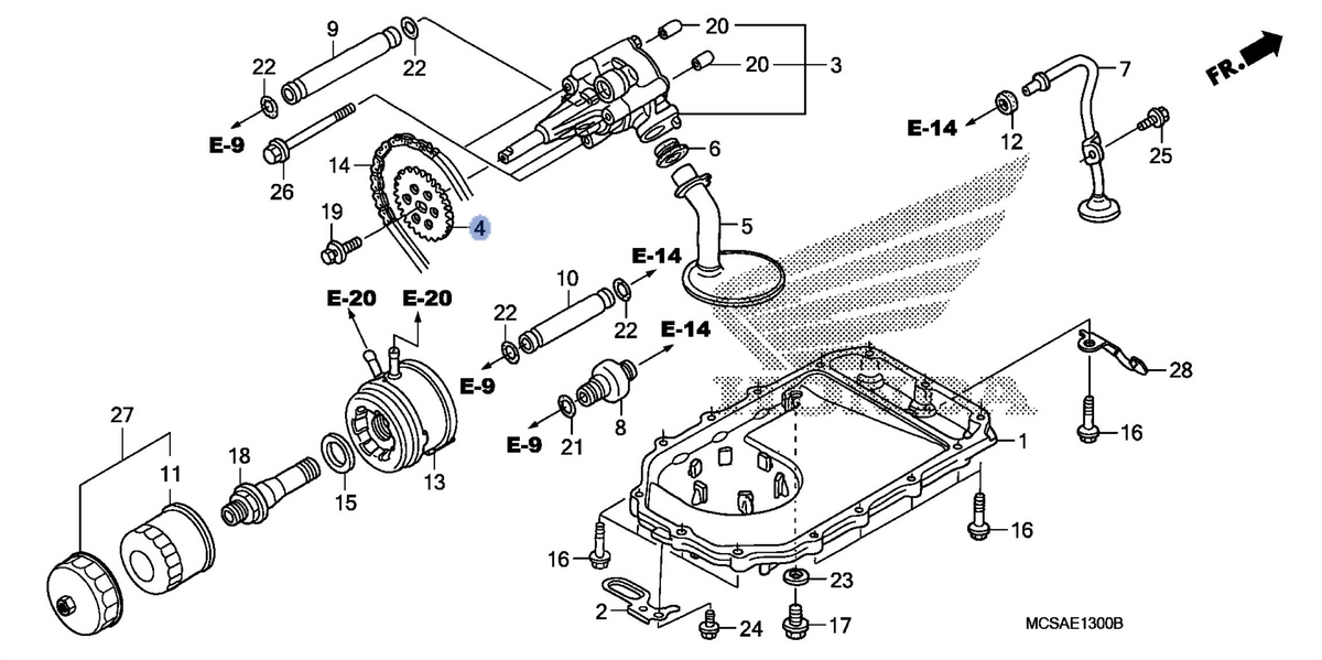 Honda OEM part 15134-MCS-000