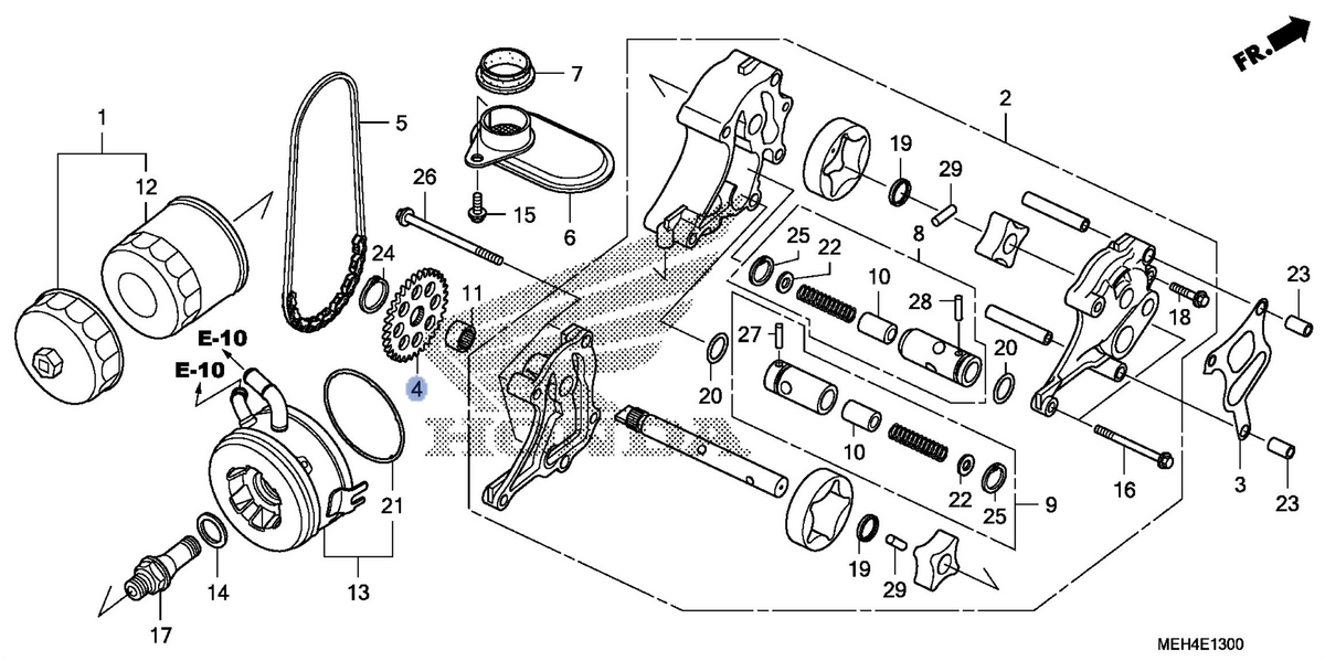 Honda OEM part 15134-MEH-000