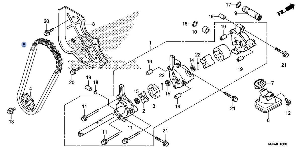 Honda OEM part 15135-MCA-003