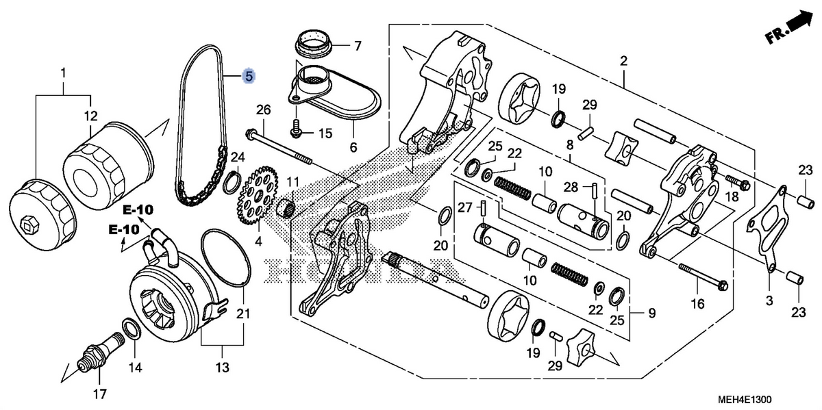 Honda OEM part 15136-MEH-003