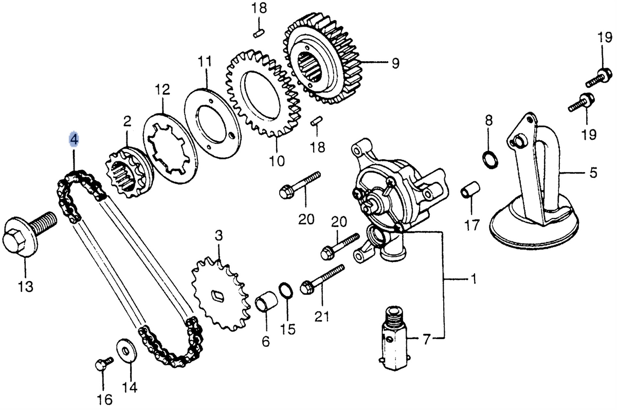 Honda OEM part 15140-415-003