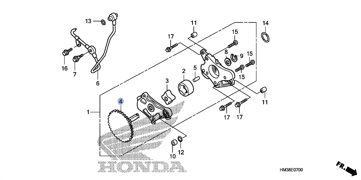 Honda OEM part 15140-HC0-000