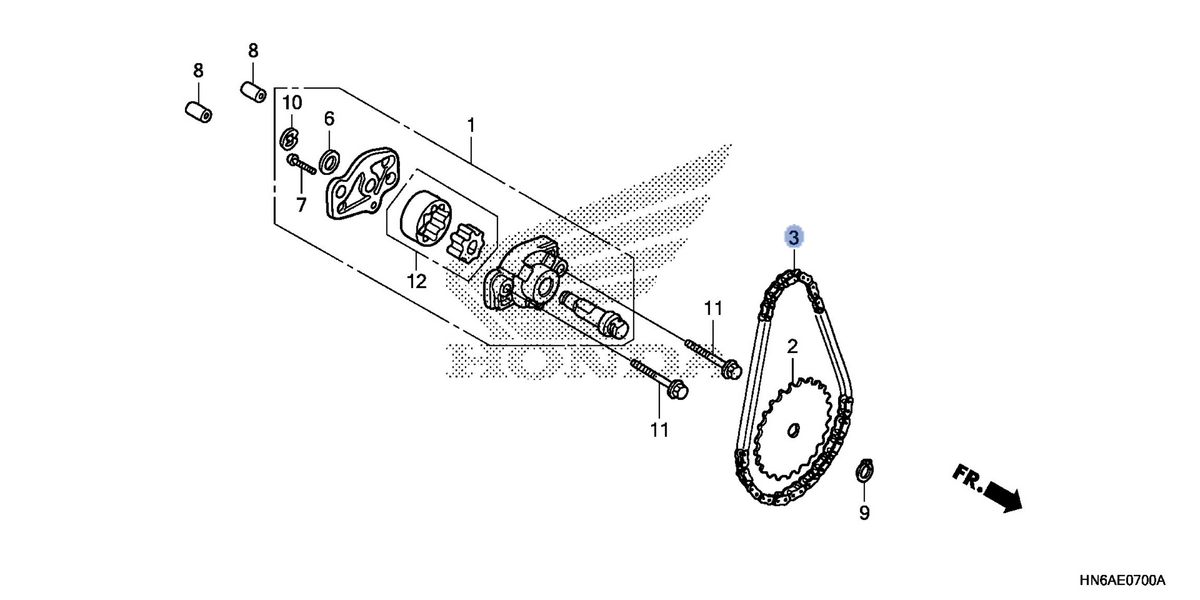 Honda OEM part 15141-HM8-003