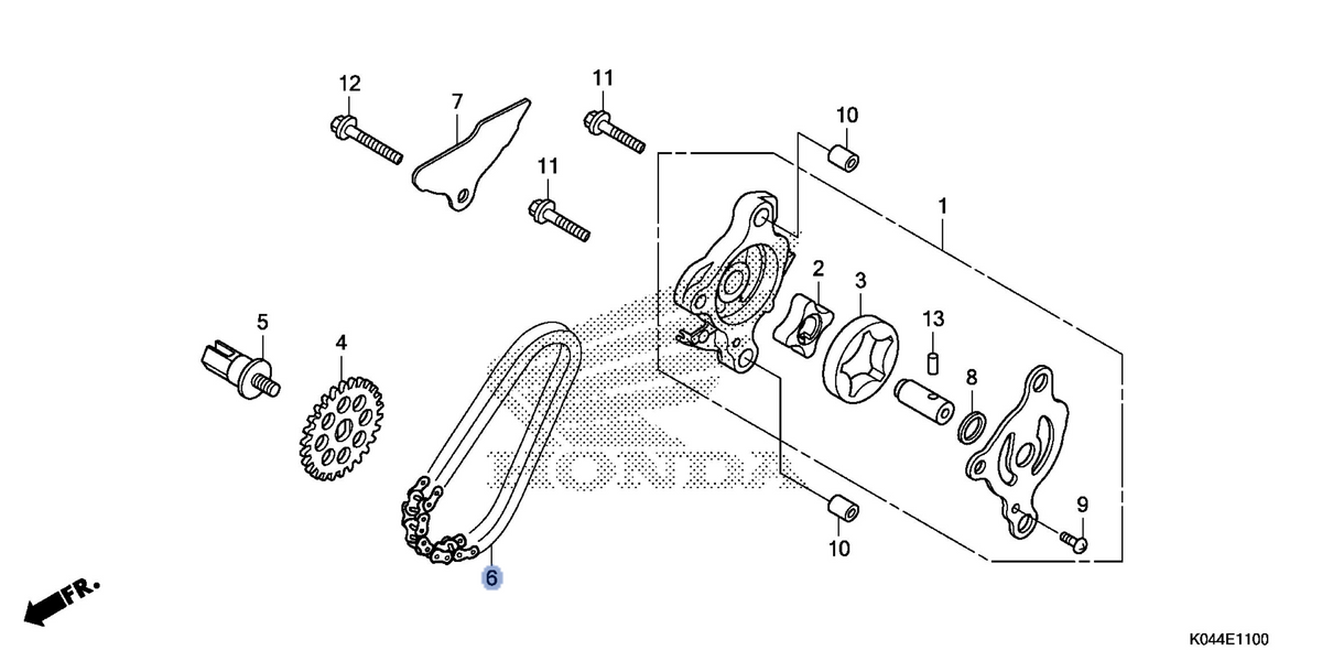 Honda OEM part 15141-K04-931