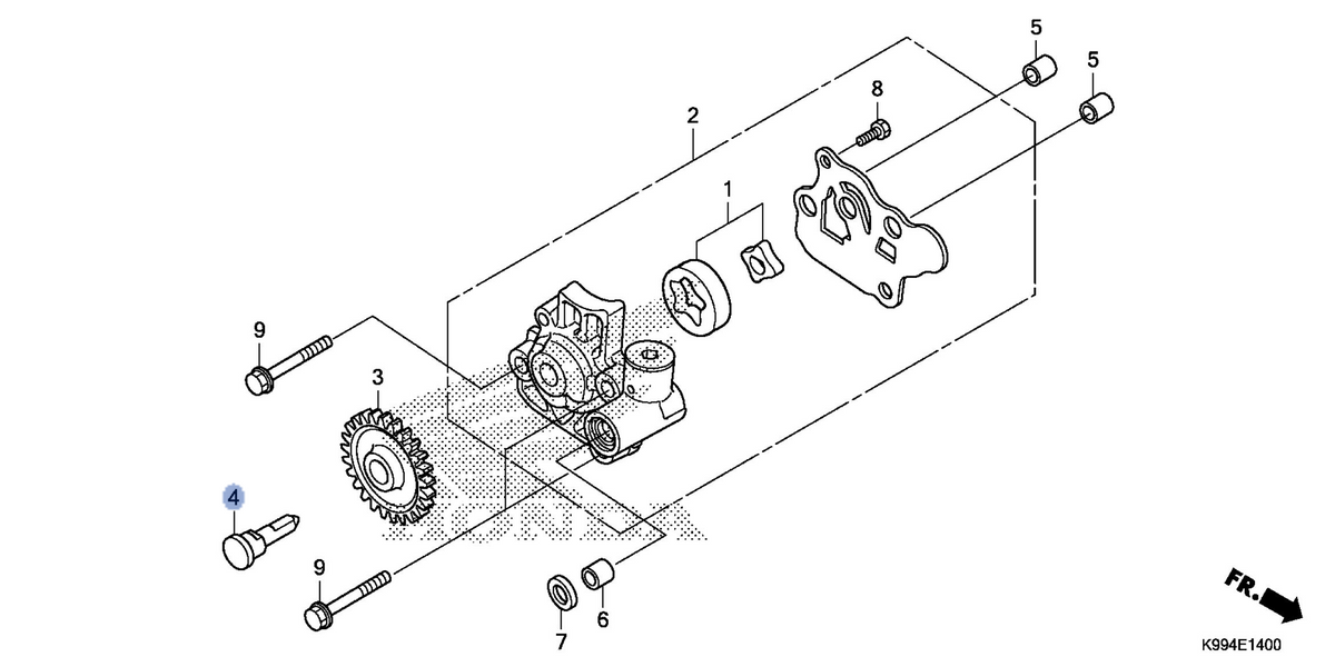 Honda OEM part 15141-K31-900