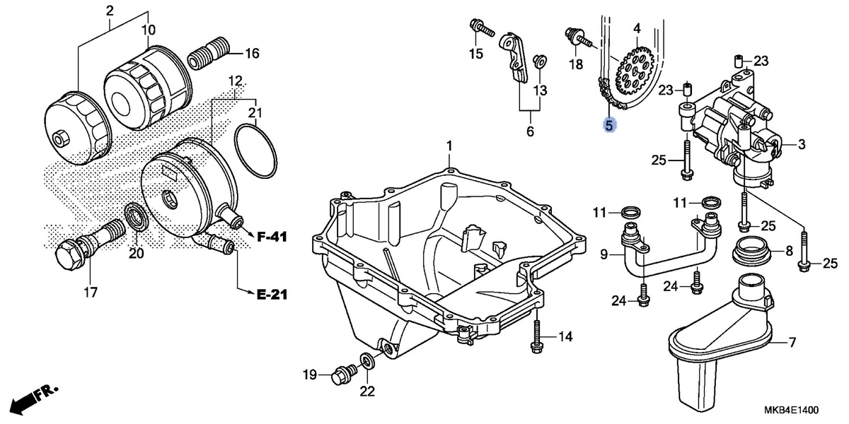 Honda OEM part 15141-MFL-003