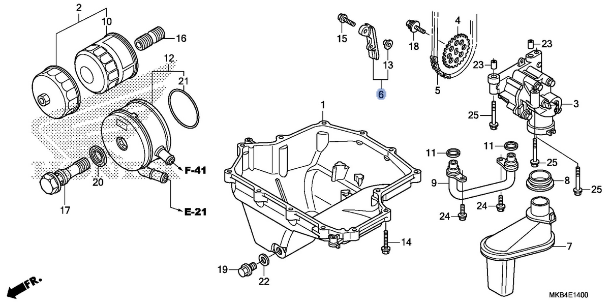 Honda OEM part 15146-MFL-000