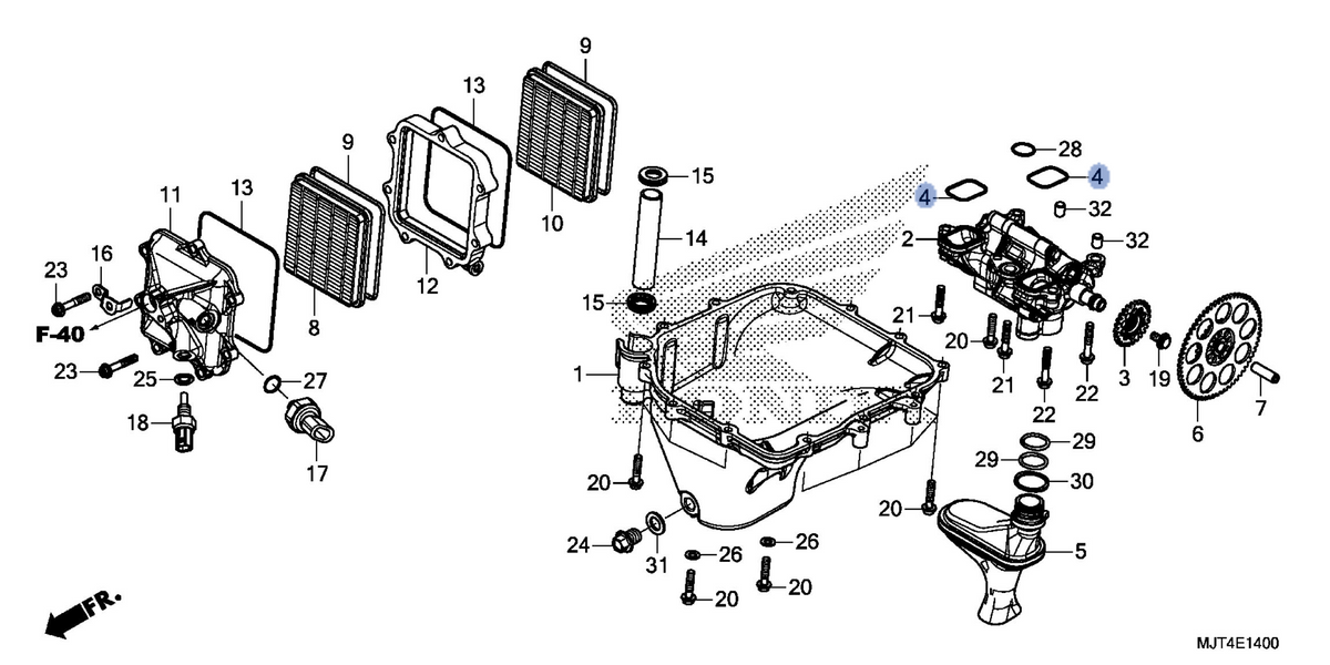 Honda OEM part 15147-MJT-E00