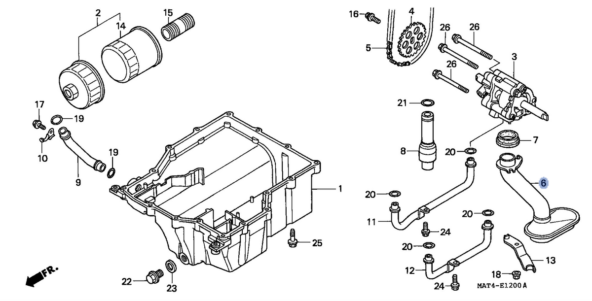 Honda OEM part 15150-MAT-000