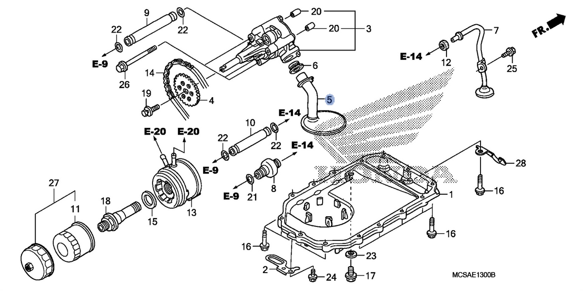 Honda OEM part 15150-MCS-000