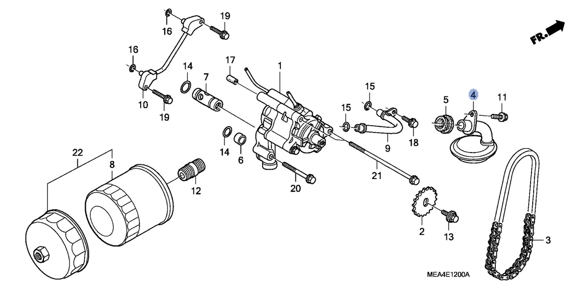 Honda OEM part 15150-MEA-670
