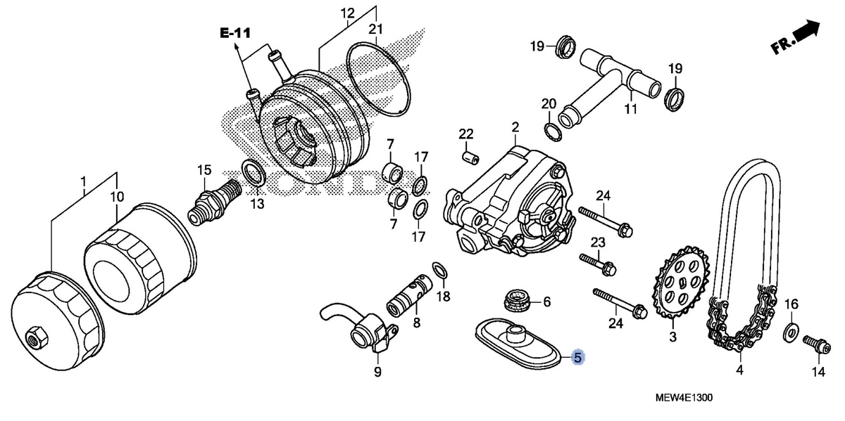 Honda OEM part 15150-MEW-920