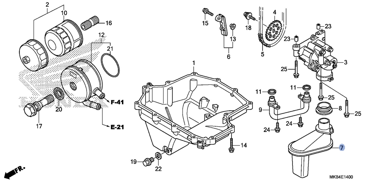 Honda OEM part 15150-MFL-000