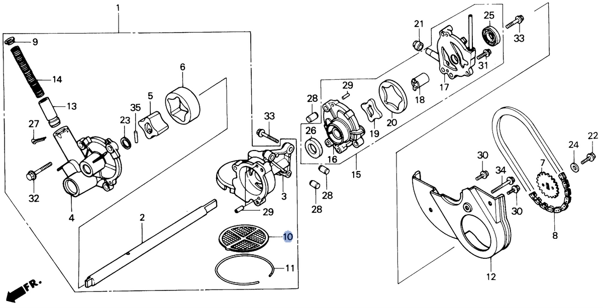 Honda OEM part 15150-MG7-000