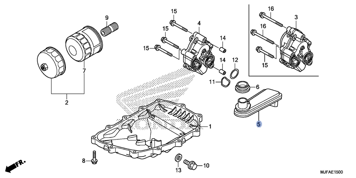 Honda OEM part 15150-MGS-D30