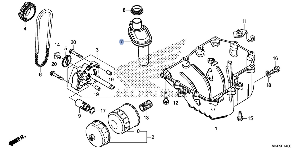 Honda OEM part 15150-MGZ-J00