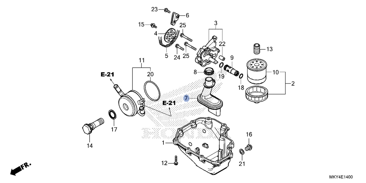 Honda OEM part 15150-MJE-D00