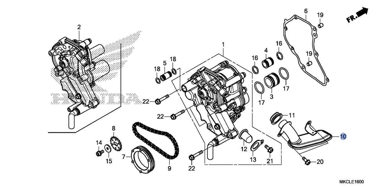 Honda OEM part 15150-MKC-A00