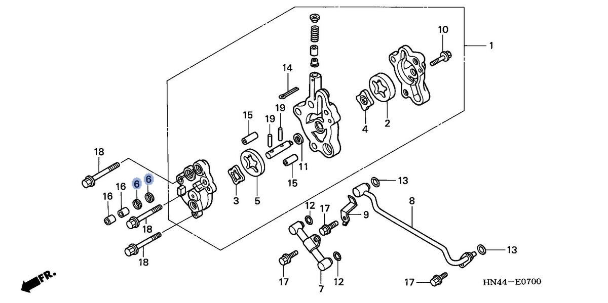 Honda OEM part 15152-HN5-671