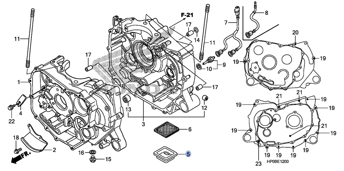 Honda OEM part 15153-HN5-670