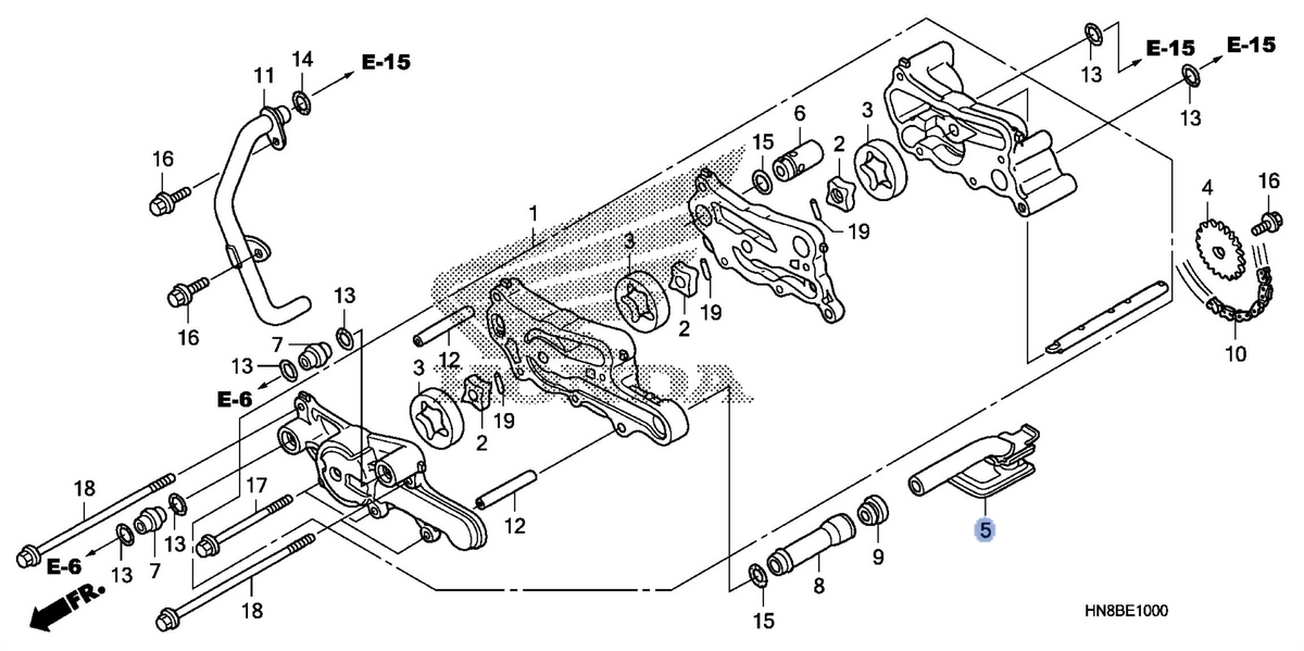 Honda OEM part 15153-HN8-000
