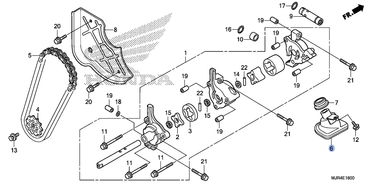 Honda OEM part 15153-MCA-000