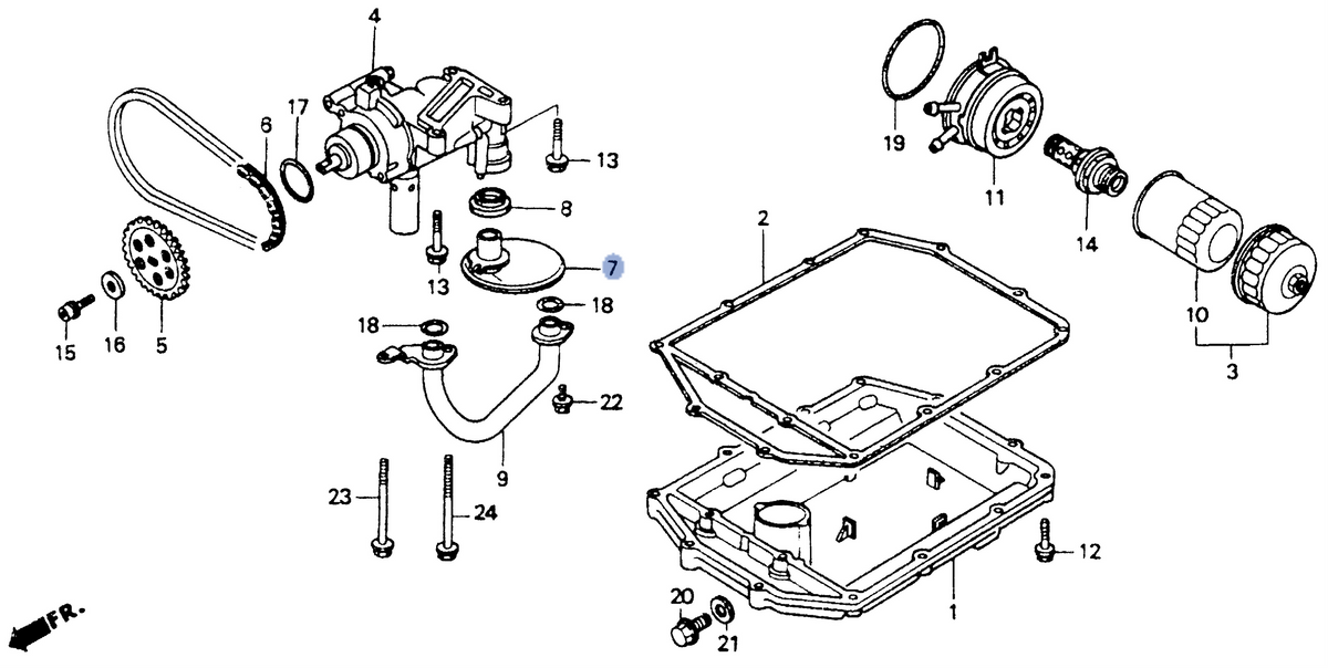 Honda OEM part 15153-MT3-000