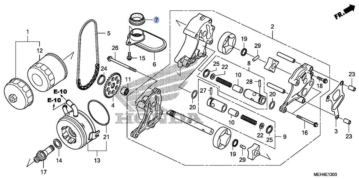 Honda OEM part 15154-MEH-000