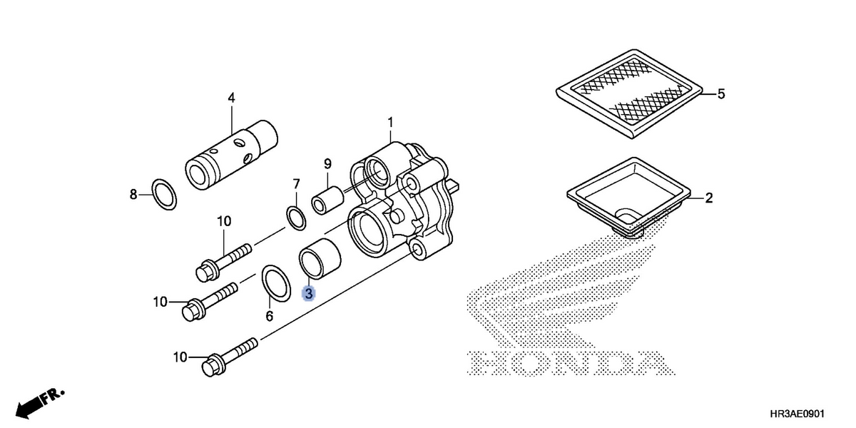 Honda OEM part 15155-HP0-A00