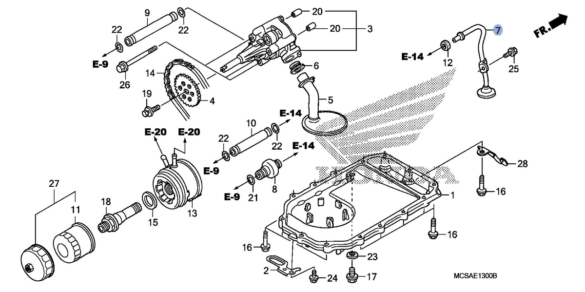 Honda OEM part 15160-MCS-000