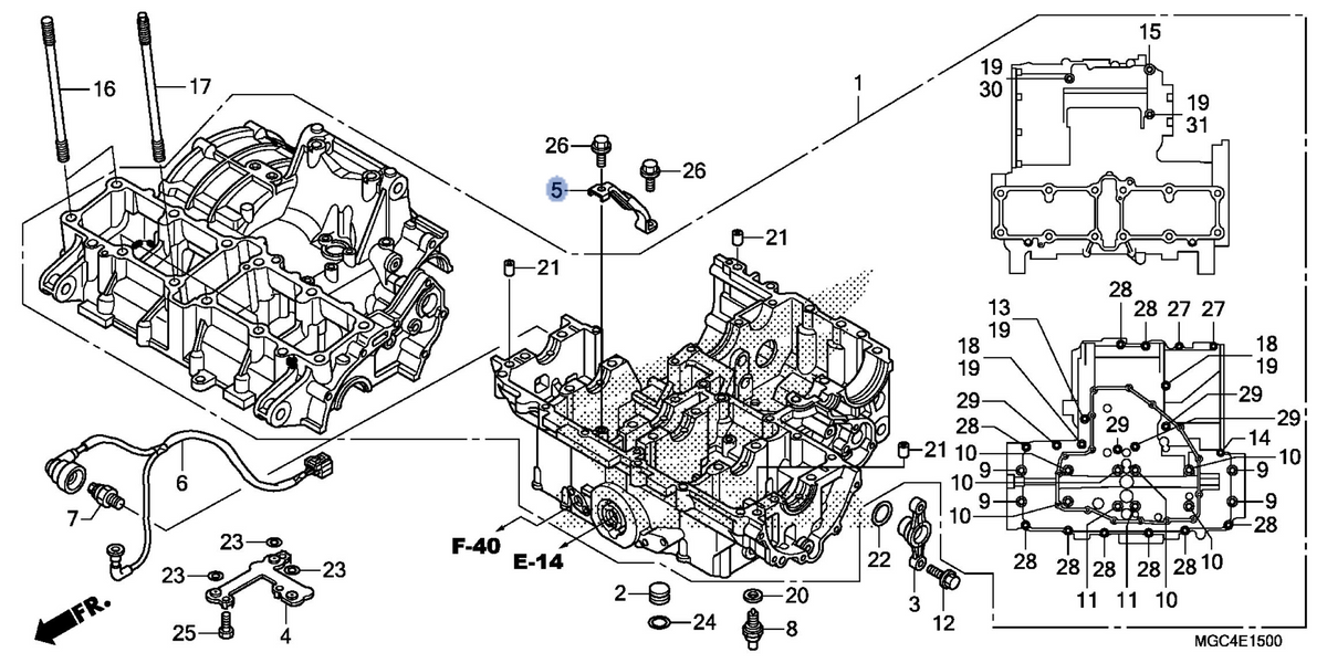Honda OEM part 15160-MGC-000