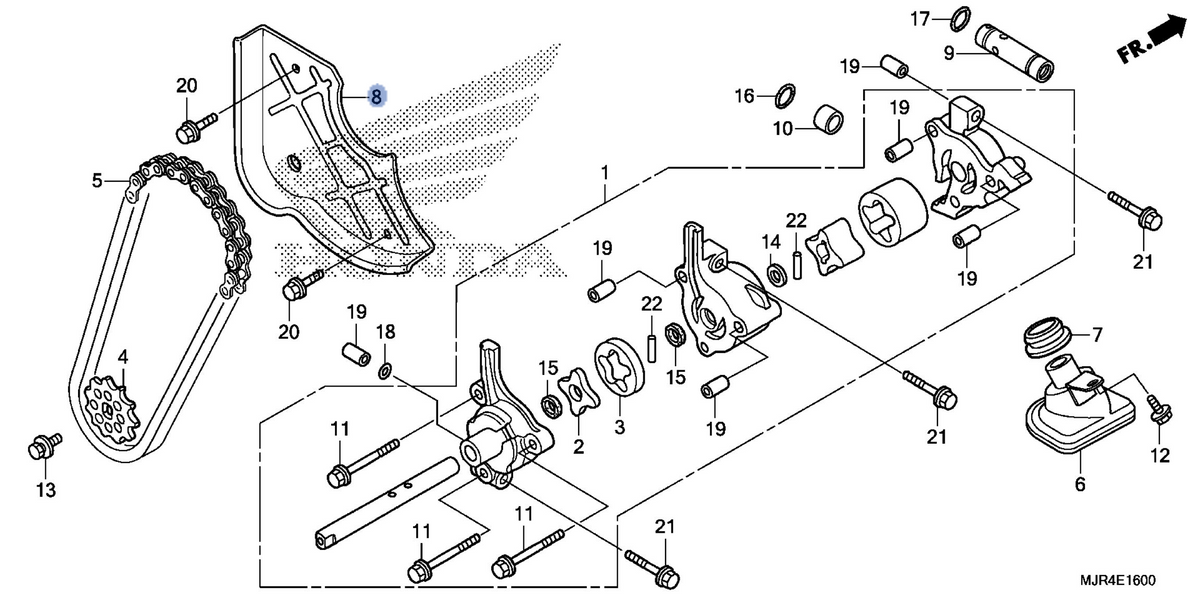 Honda OEM part 15171-MCA-000