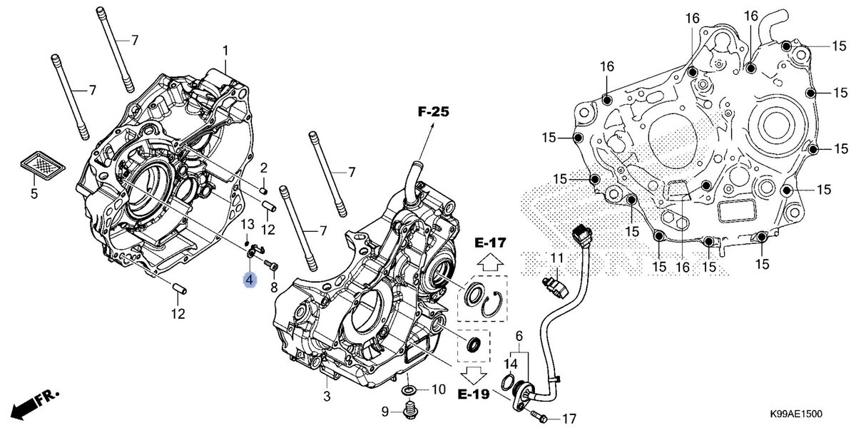 Honda OEM part 15201-K2K-D01