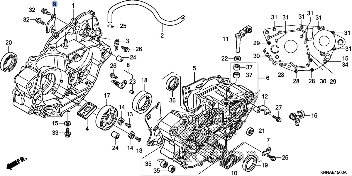 Honda OEM part 15201-KRN-A40